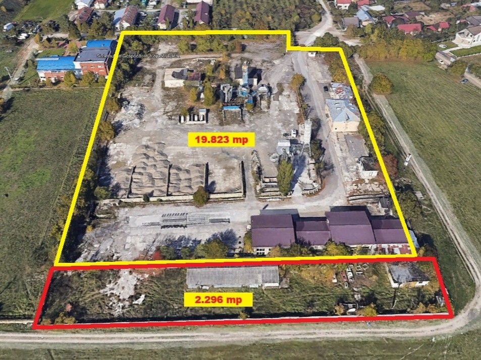 Spațiu industrial cu teren de 22.119mp de vânzare în zona Serbanesti